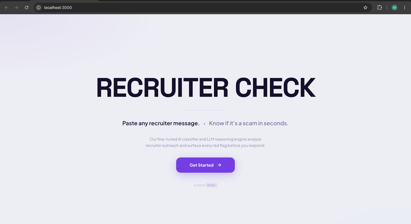 RecruiterCheck – screenshot 1