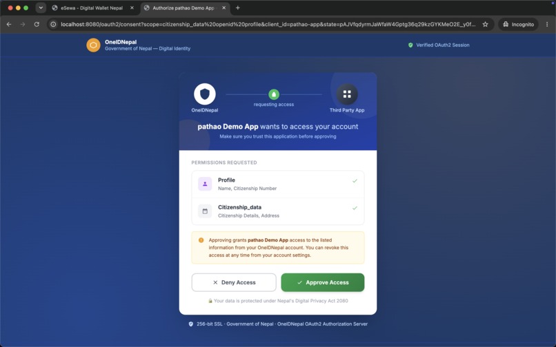 OneID Nepal – screenshot 3