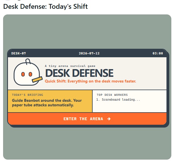 Desk Defense – screenshot 1