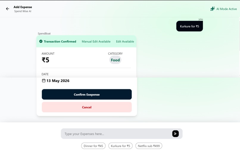 SpendBoat  – screenshot 2