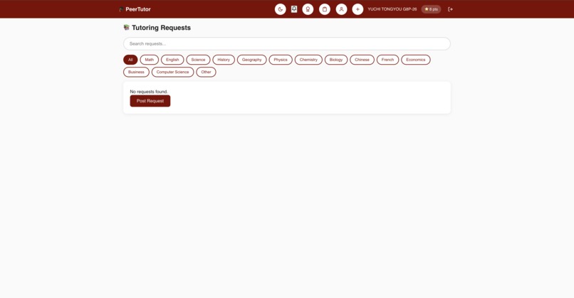 Peertutor – screenshot 1