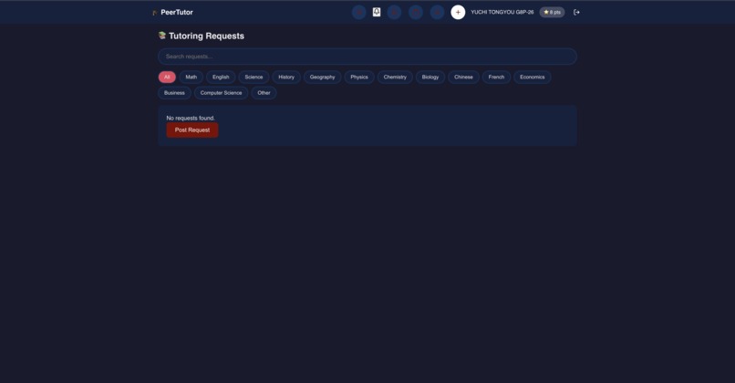 Peertutor – screenshot 2