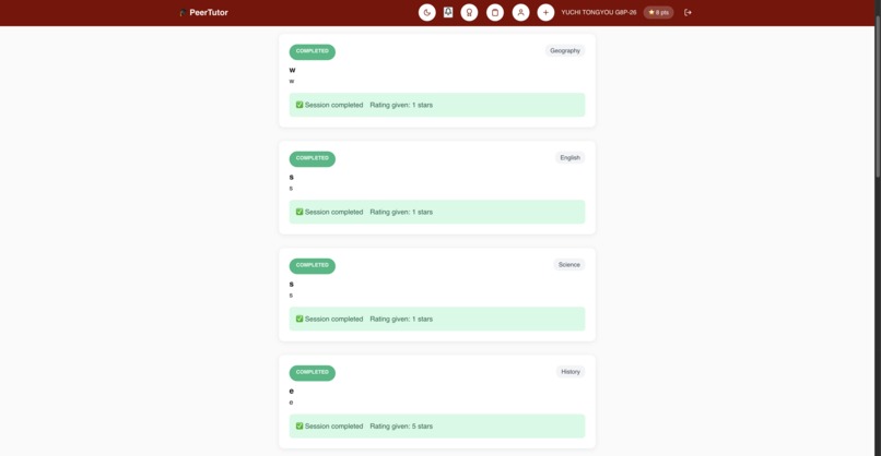 Peertutor – screenshot 4