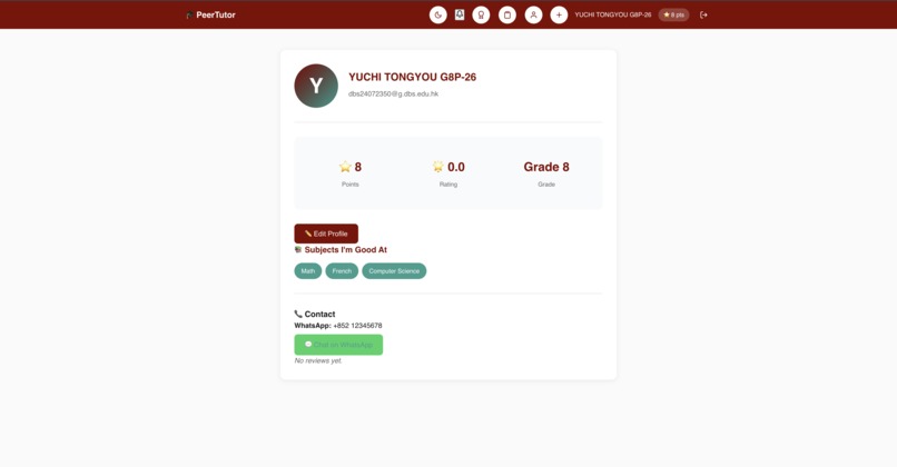 Peertutor – screenshot 5