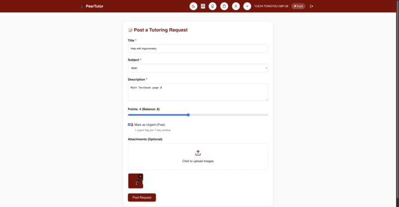 Peertutor – screenshot 6