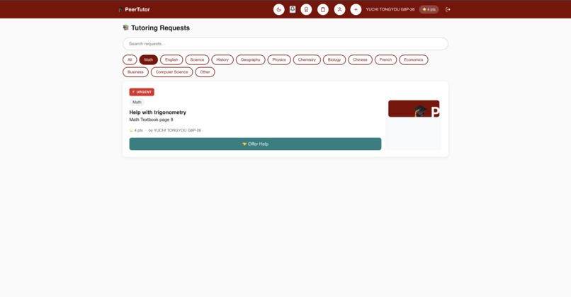 Peertutor – screenshot 7