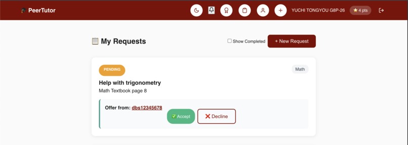 Peertutor – screenshot 8