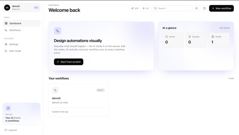 automate workflow – screenshot 1