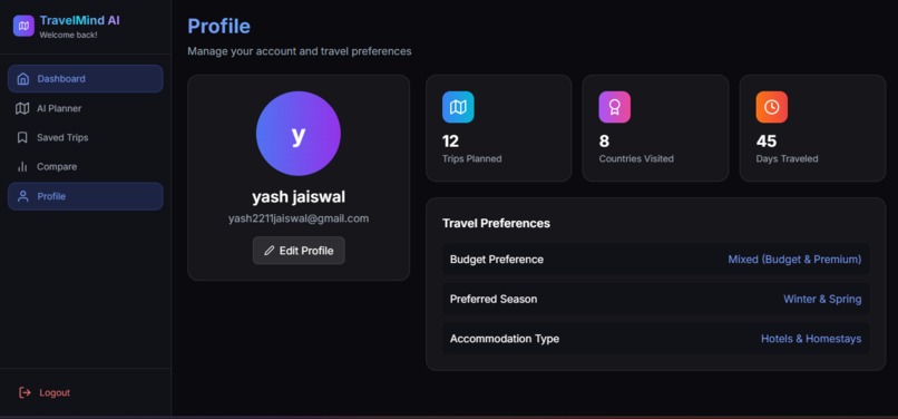 Travel Mind Ai Agent – screenshot 3