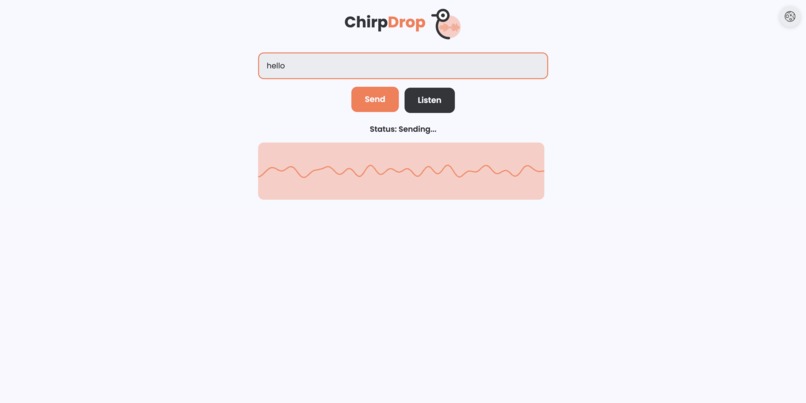 ChirpDrop – screenshot 1