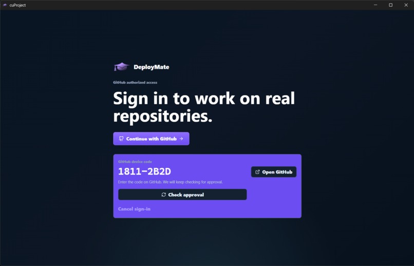 DeployMate – screenshot 1
