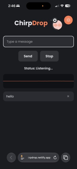 ChirpDrop – screenshot 4