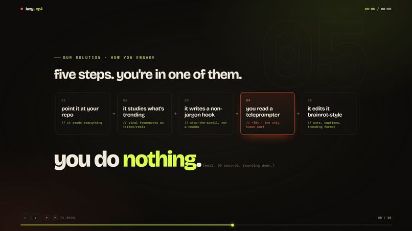 lazy.mp4 – screenshot 2