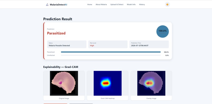 MalariaDetect AI – screenshot 1