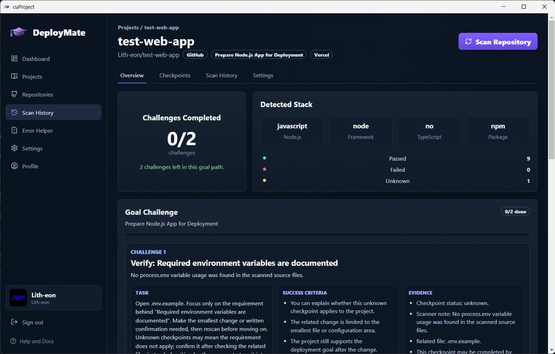 DeployMate – screenshot 2