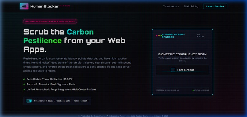 HumanBlocker Enterprise – screenshot 1