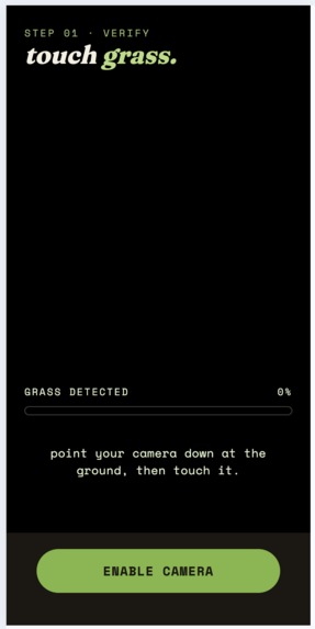 touch grass. – screenshot 1