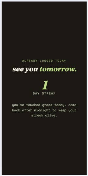 touch grass. – screenshot 4