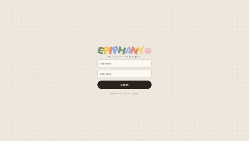 Epiphany – screenshot 1