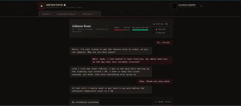 Dossier (Detective K) – screenshot 1