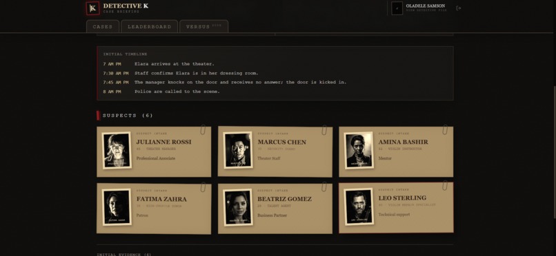 Dossier (Detective K) – screenshot 7
