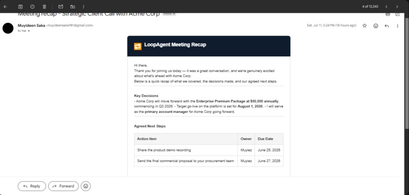 LoopAgent – screenshot 1