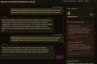 Fallacy Fencer