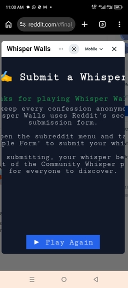 Whisper Walls – screenshot 1