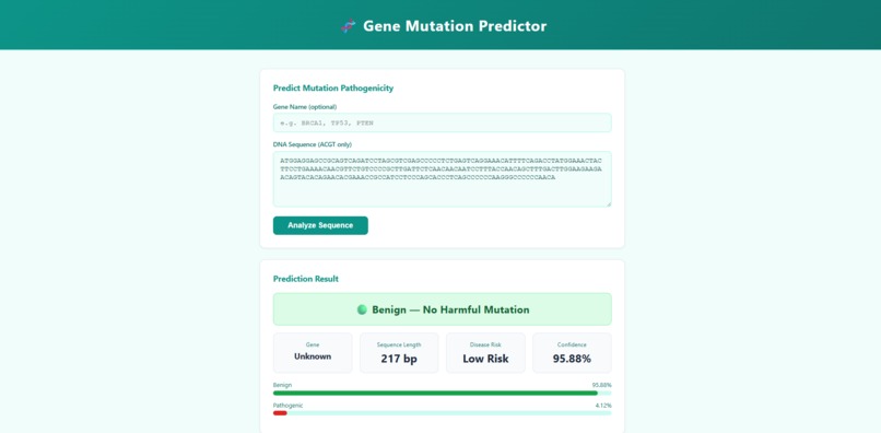 Gene Mutation Prediction – screenshot 1
