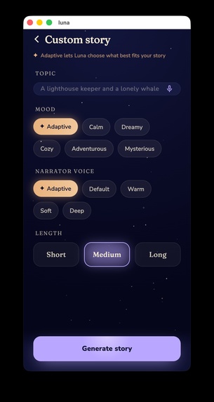 Luna - stories to drift off to – screenshot 6