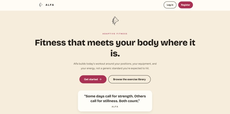 Alfa – screenshot 1