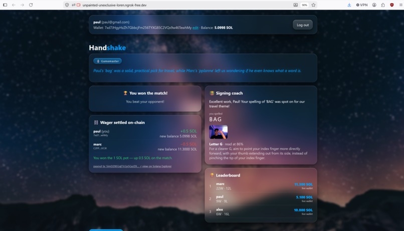 Handshake – screenshot 4