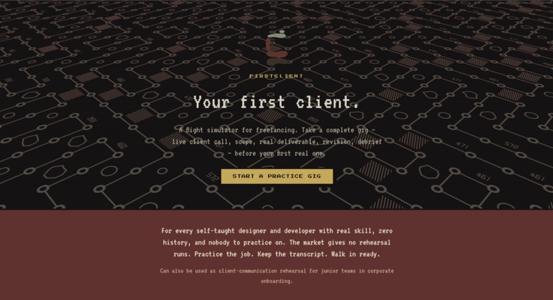 FirstClient – screenshot 1