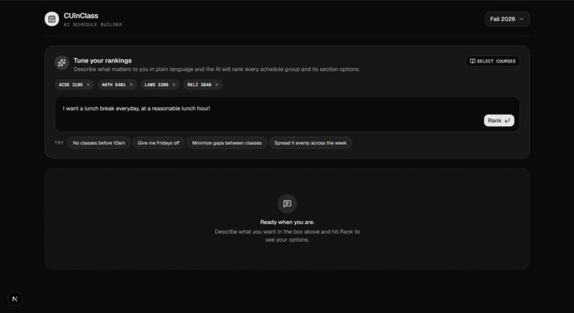 CUInClass – screenshot 1