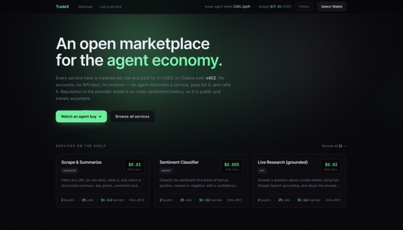 TradeX – screenshot 1