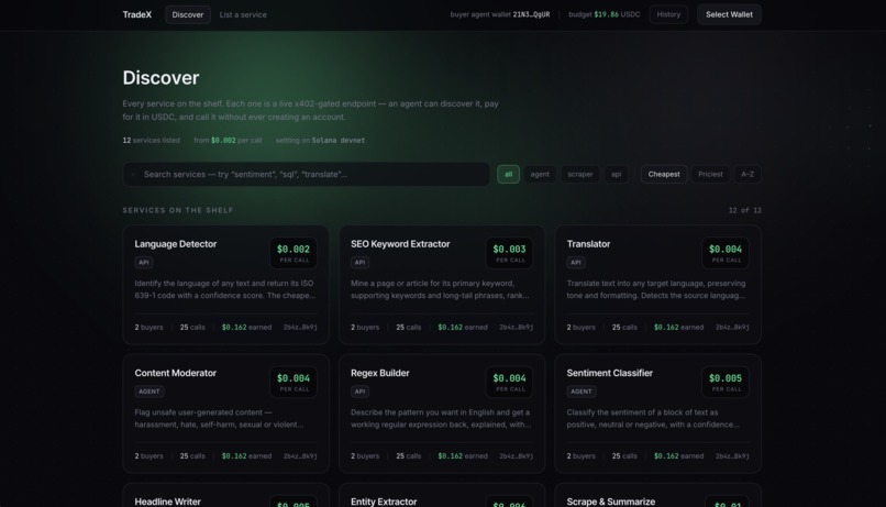 TradeX – screenshot 2