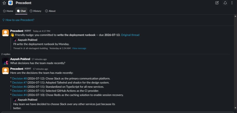 Precedent – screenshot 5