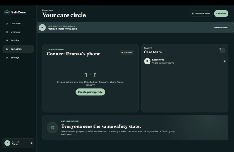 SafeZone – screenshot 2