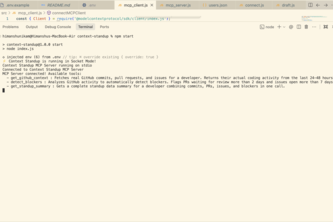 Context Standup — AI Standup Agent with MCP
