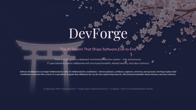 DevForge – screenshot 1