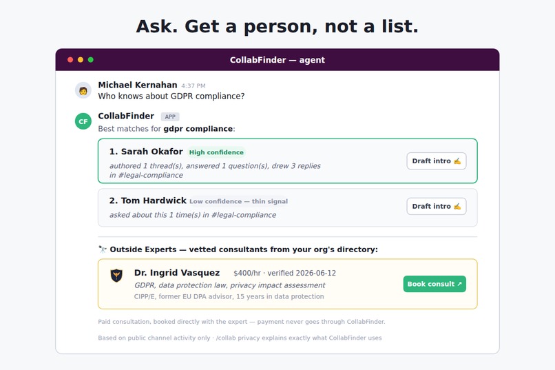 CollabFinder – screenshot 3