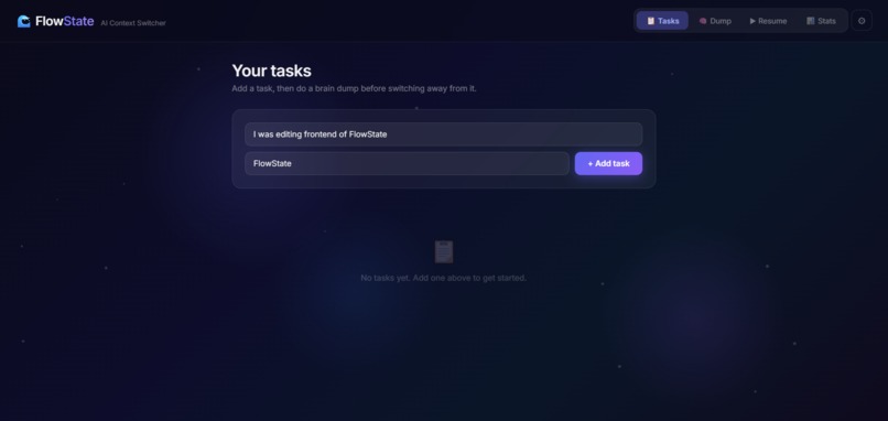 FlowState: AI Context Switcher – screenshot 2