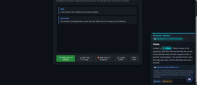 SimpliSports – screenshot 6