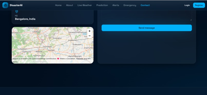 DISASTER PREDICTION AND ALERT SYSTEM – screenshot 2