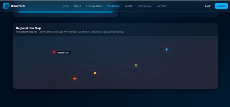DISASTER PREDICTION AND ALERT SYSTEM – screenshot 6