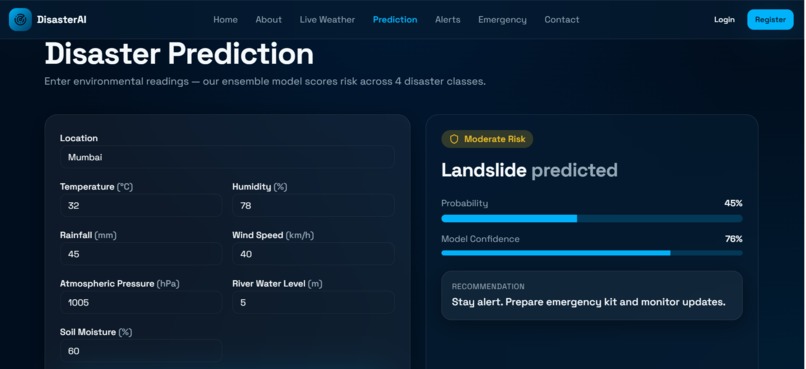DISASTER PREDICTION AND ALERT SYSTEM – screenshot 7