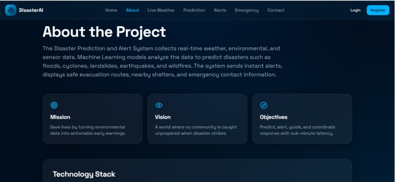 DISASTER PREDICTION AND ALERT SYSTEM – screenshot 9