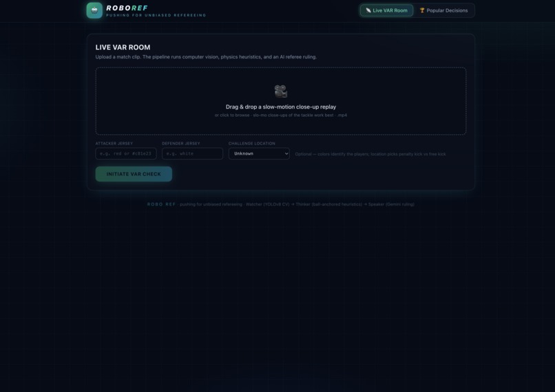 RoboRef – screenshot 1