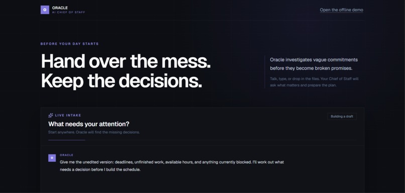 Oracle Deadline AI – screenshot 1
