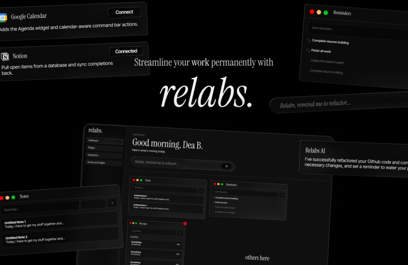 Relabs – screenshot 1